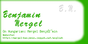 benjamin mergel business card